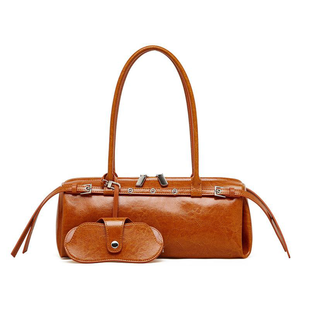 Mithi Barrel Leather Shoulder Bag
