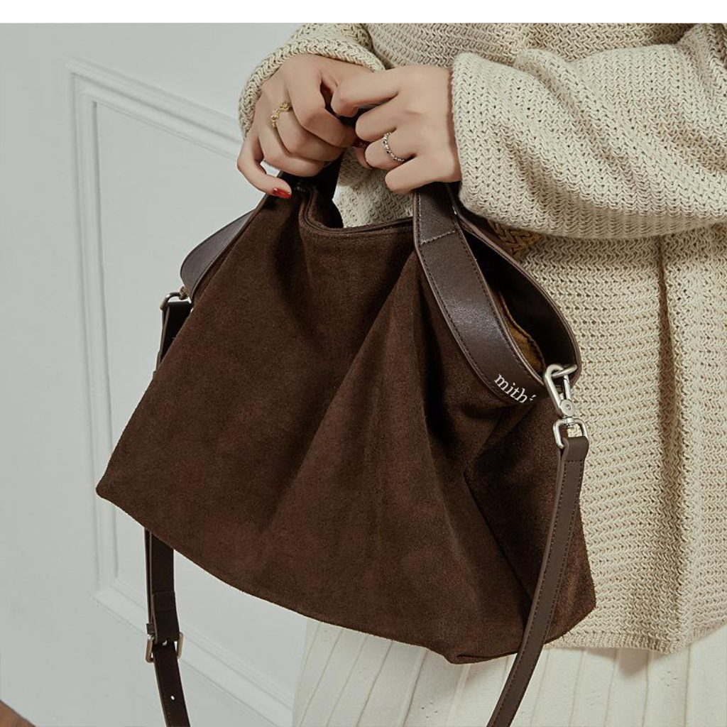 Mithi All-Day Suede Carryall