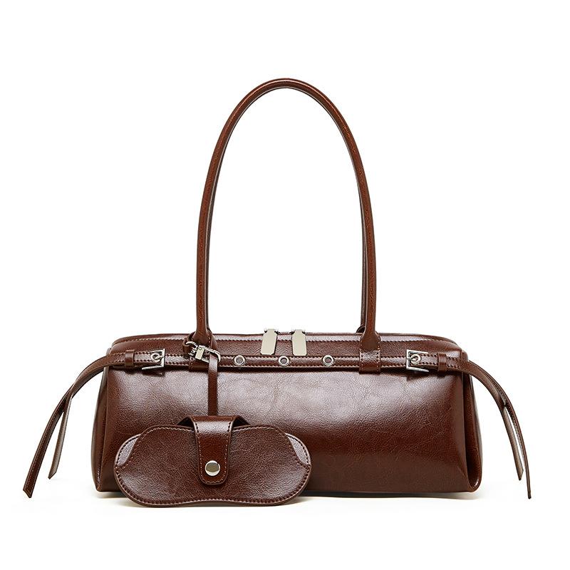 Mithi Barrel Leather Shoulder Bag
